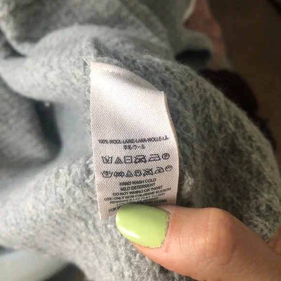 Free People Slouchy Oversized Wool Cowl Neck Sweater - Picture 6 of 9